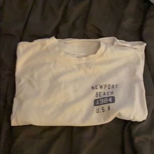 Brandy Melville White Crop Tshirt